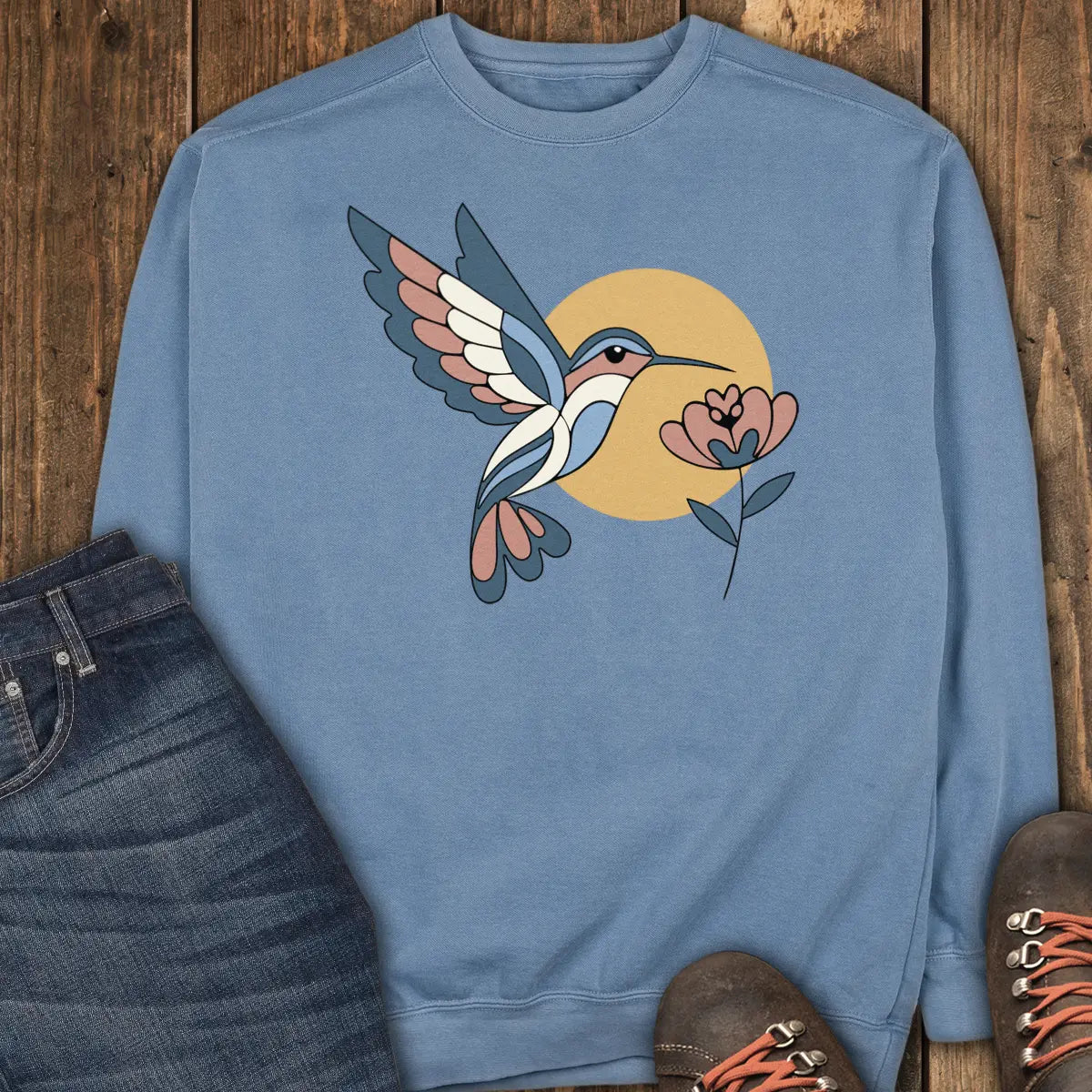 Bloomline Sweatshirt - Blue Jean