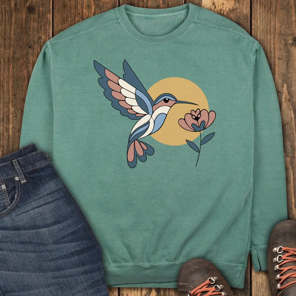 Bloomline Sweatshirt - Light Green
