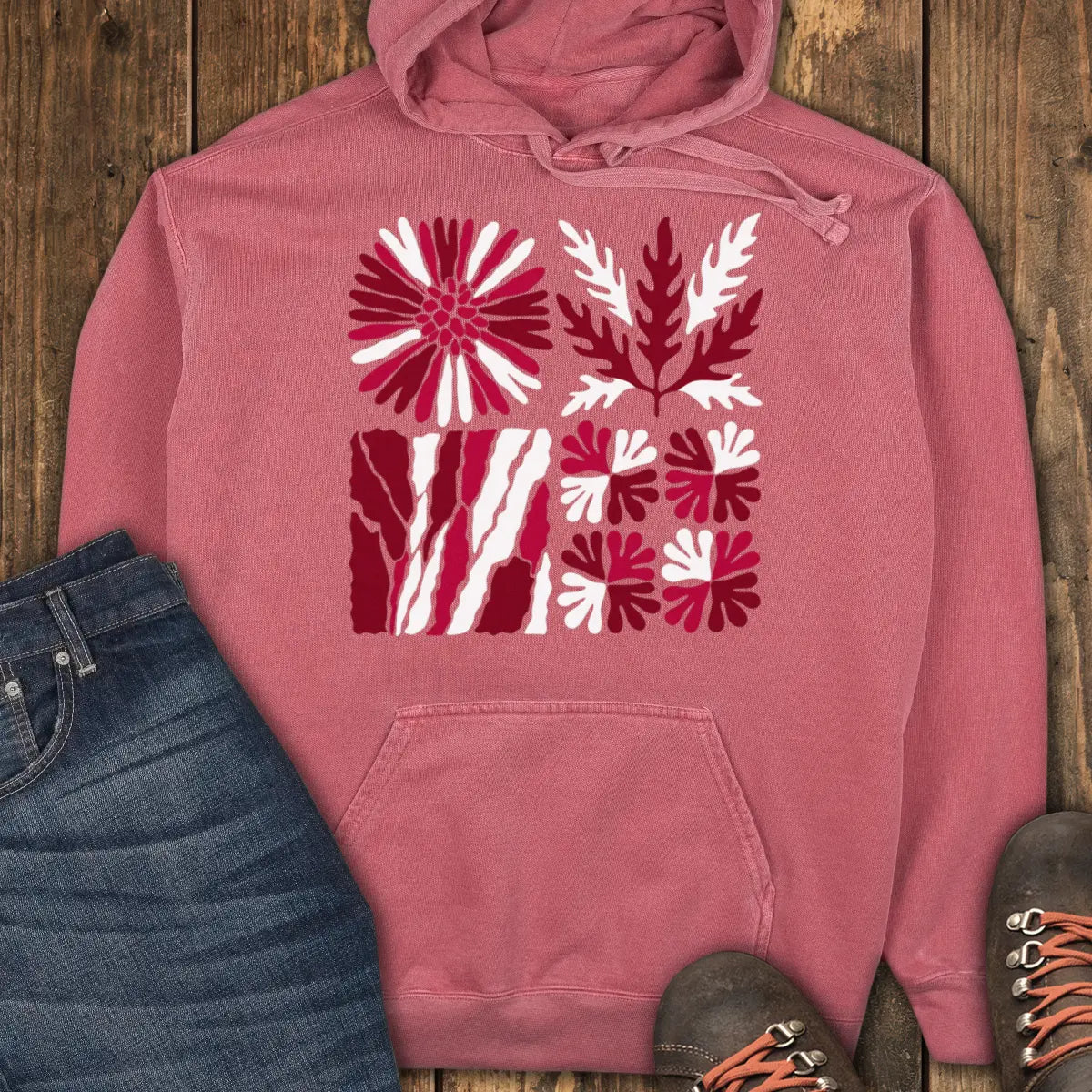 Blue Ridge Hoodie - Crimson