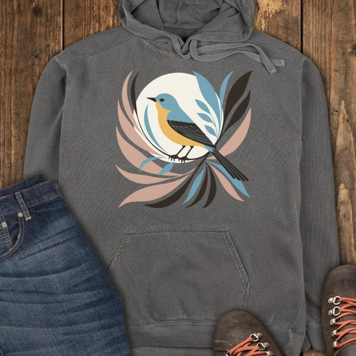 Bluebird Trail Hoodie - Pepper