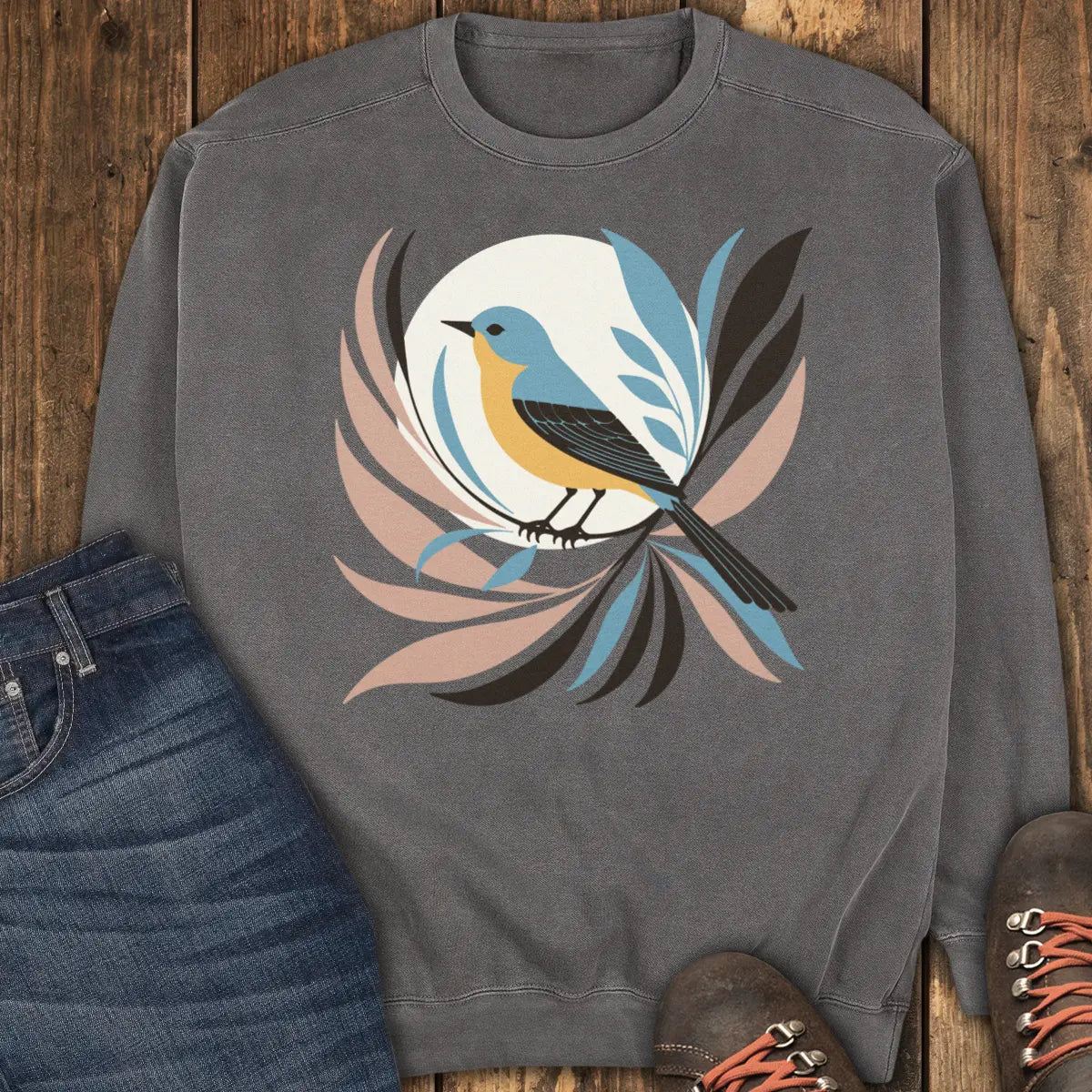 Bluebird Trail Sweatshirt - Pepper