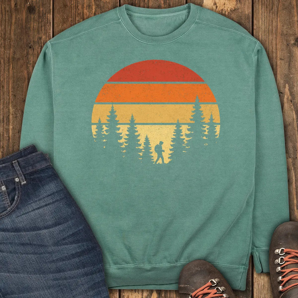 Break of Dawn Sweatshirt - Light Green