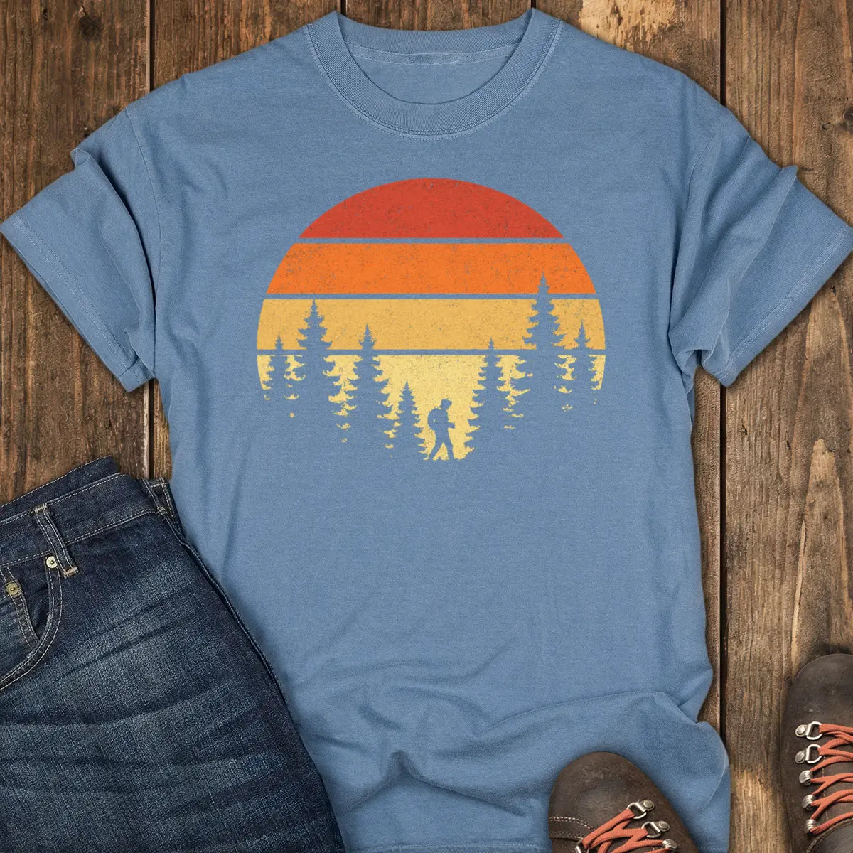 Break of Dawn Tee - Blue Jean