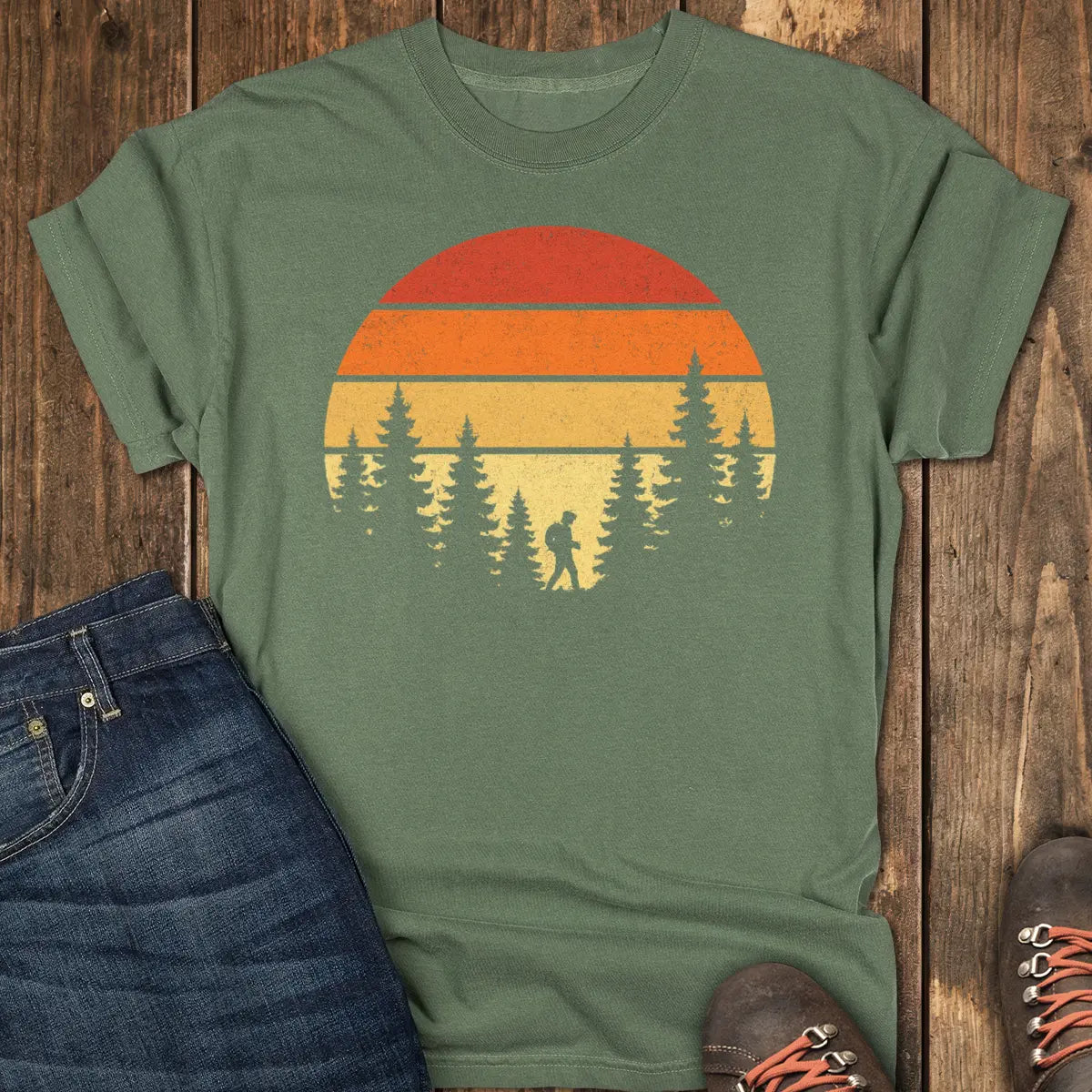 Break of Dawn Tee - Moss