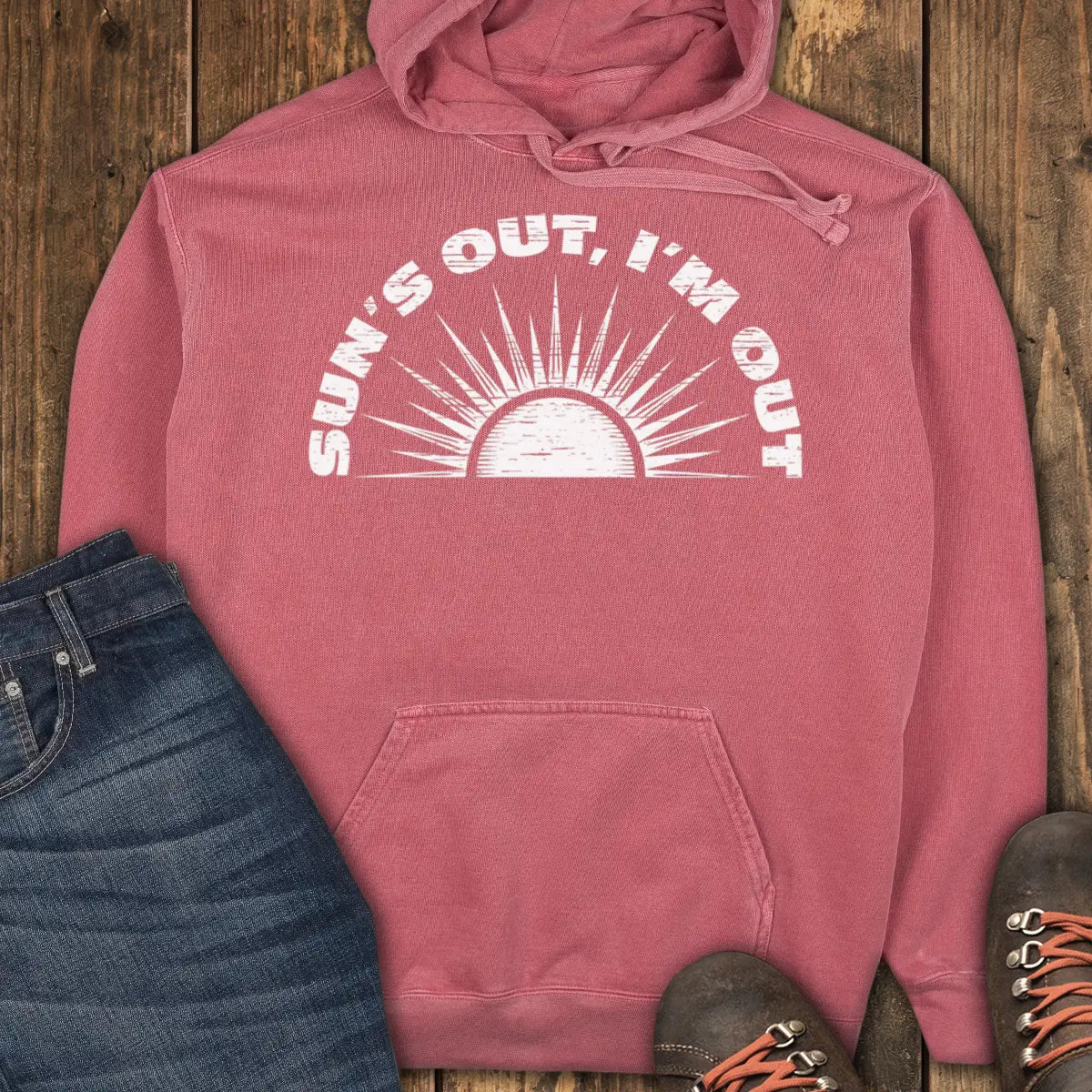 Break of Day Hoodie - Crimson
