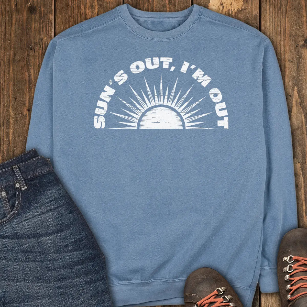 Break of Day Sweatshirt - Blue Jean