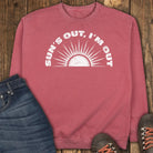 Break of Day Sweatshirt - Crimson