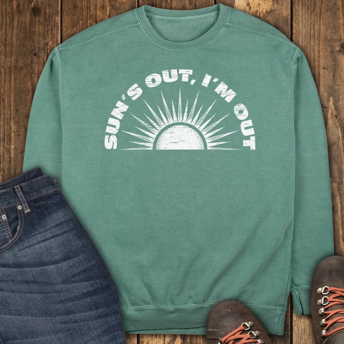 Break of Day Sweatshirt - Light Green