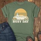 Busy Day Tee - Moss