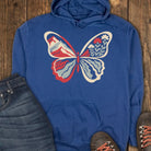 Butterfly Trail Hoodie - True Navy