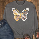 Butterfly Trail Sweatshirt - Pepper
