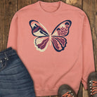 Butterfly Trail Sweatshirt - Terracotta