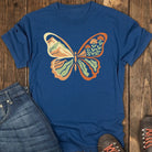 Butterfly Trail Tee - Navy