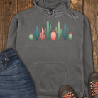 Cactus Lineup Hoodie - Pepper