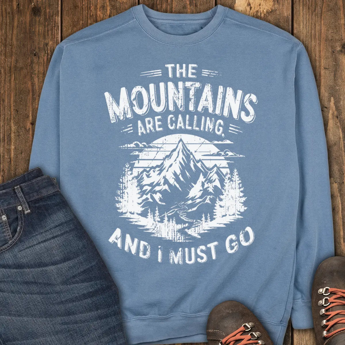 Call of the Trail Sweatshirt - Blue Jean