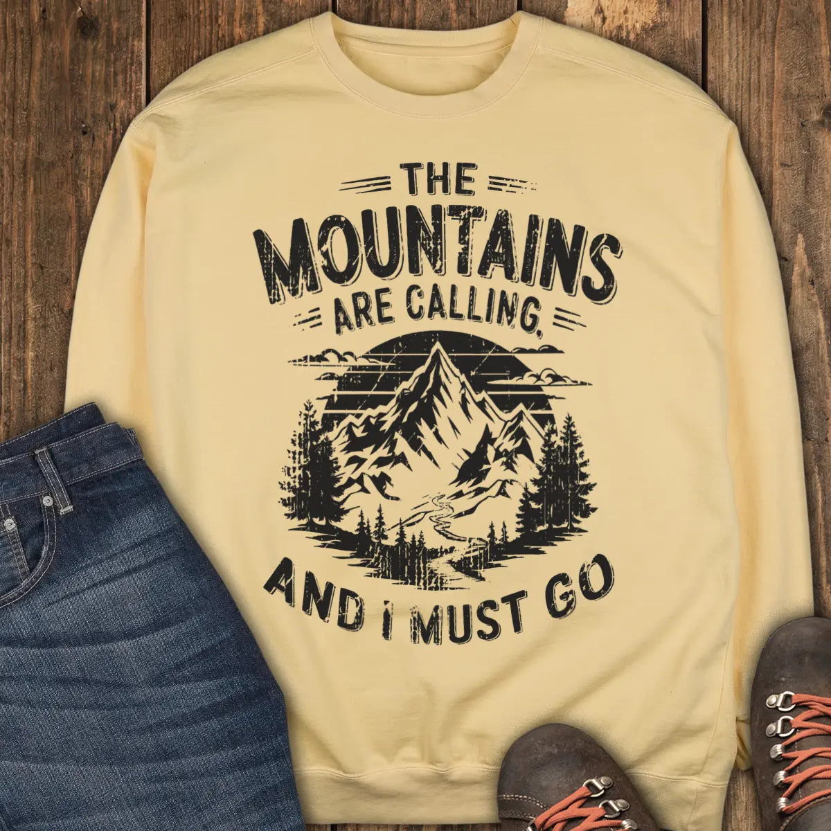 Call of the Trail Sweatshirt - Butter