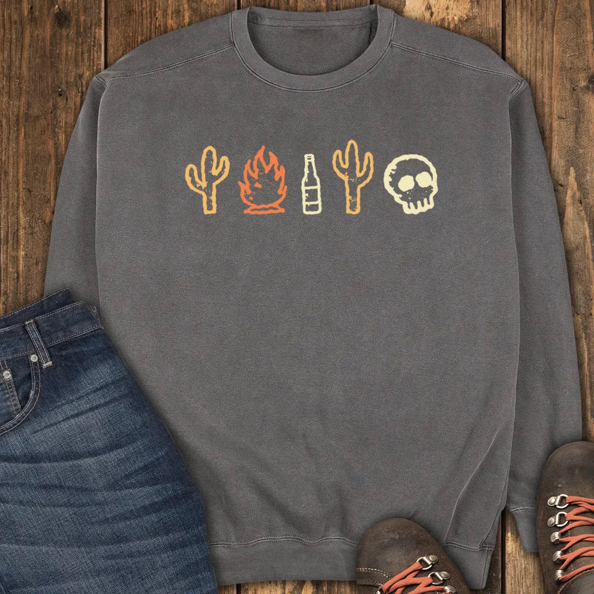 Campfire Cantina Sweatshirt - Pepper