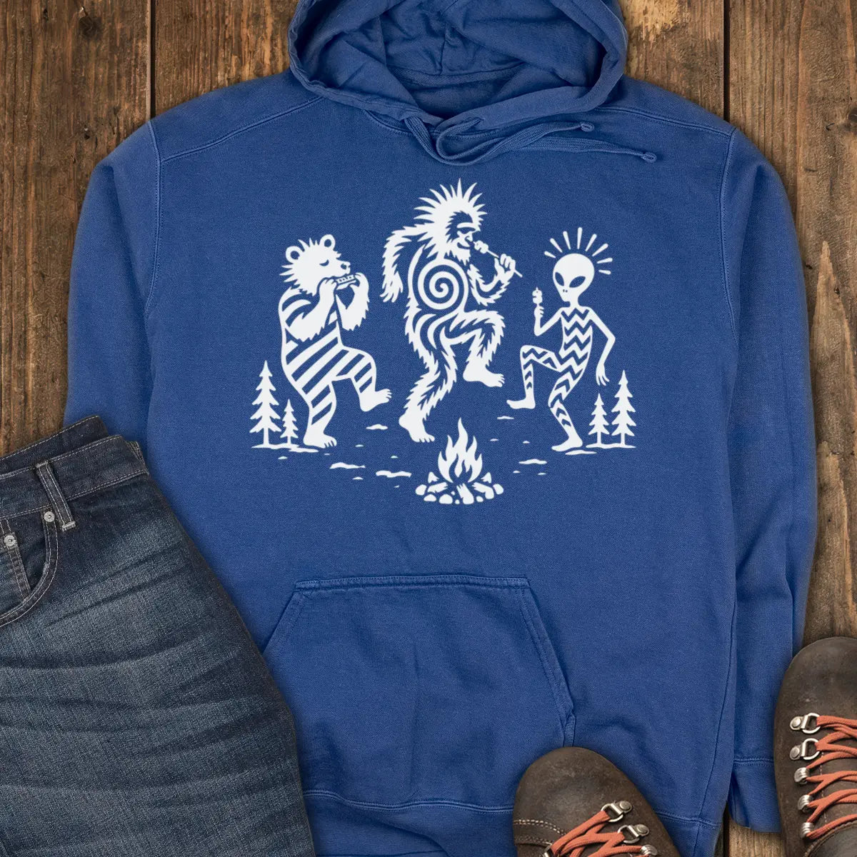 Campfire Dance Hoodie - True Navy