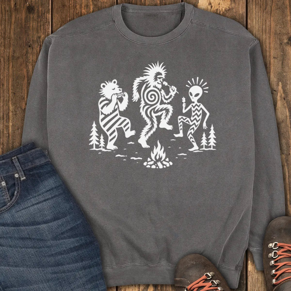 Campfire Dance Sweatshirt - Pepper