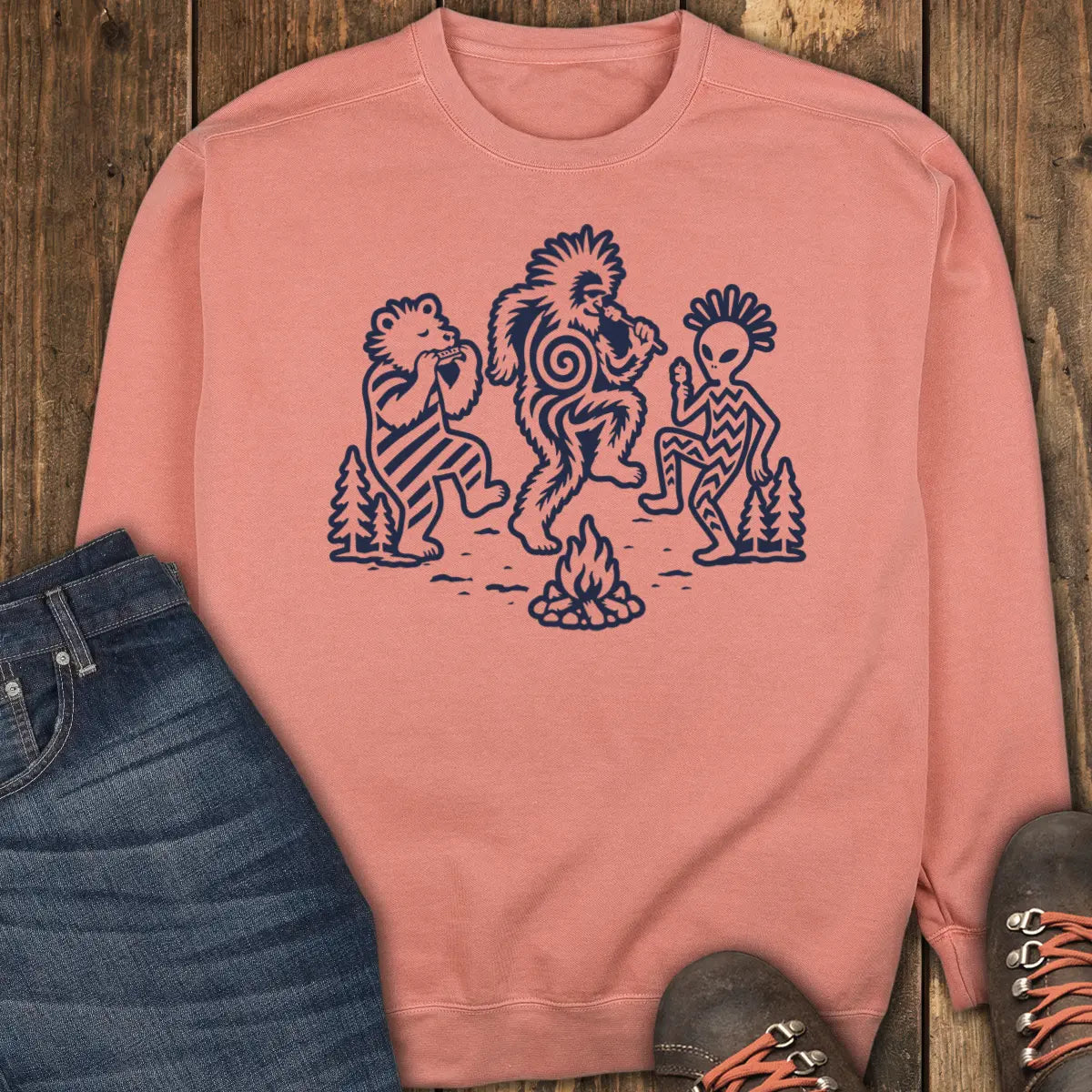Campfire Dance Sweatshirt - Terracotta