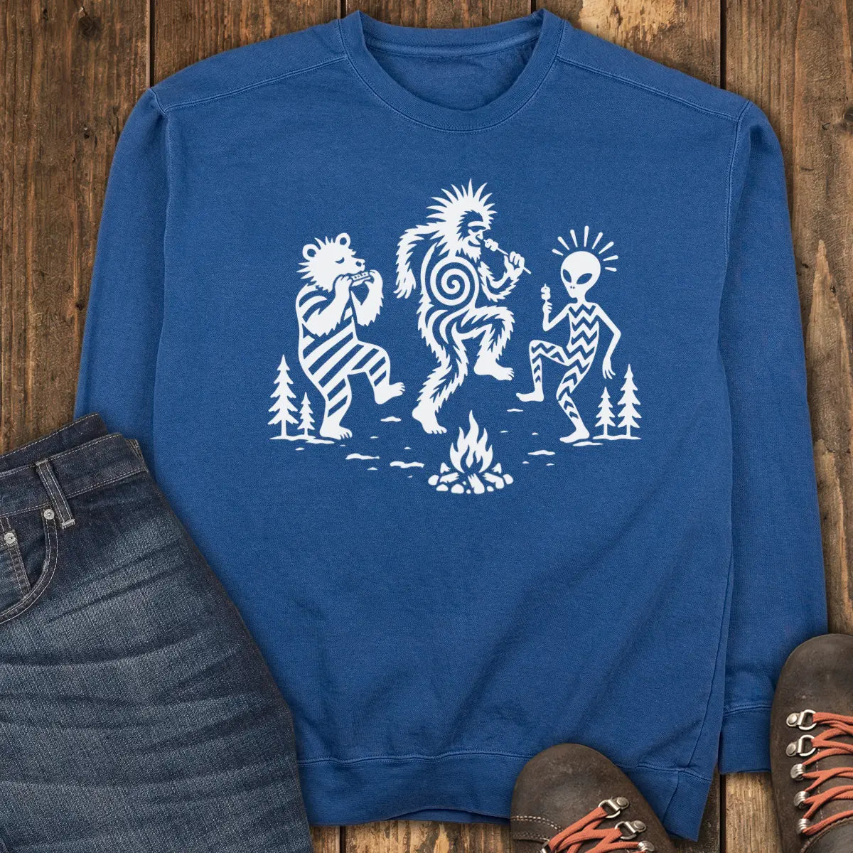 Campfire Dance Sweatshirt - True Navy