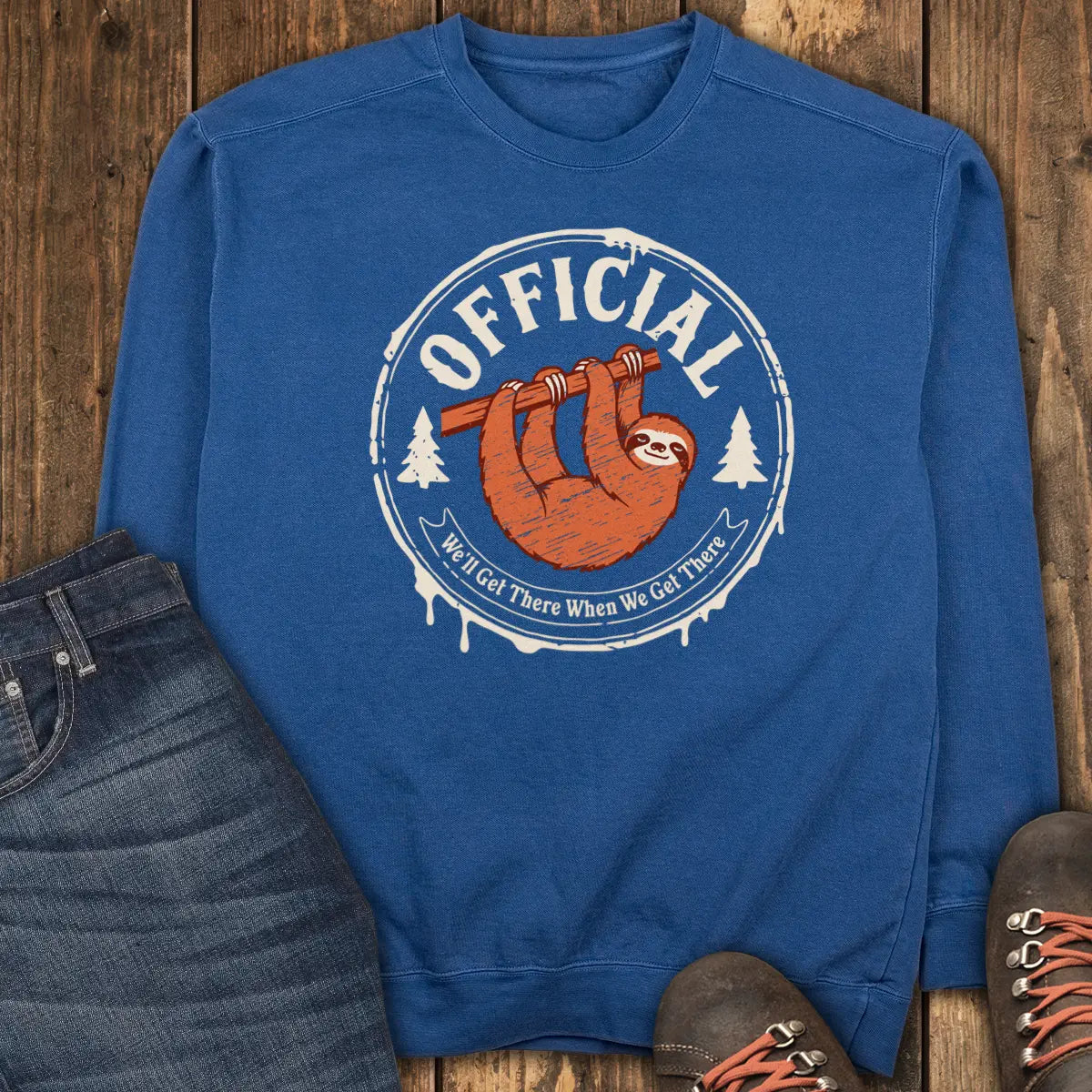 Certified Slow Trail Society Sweatshirt - True Navy