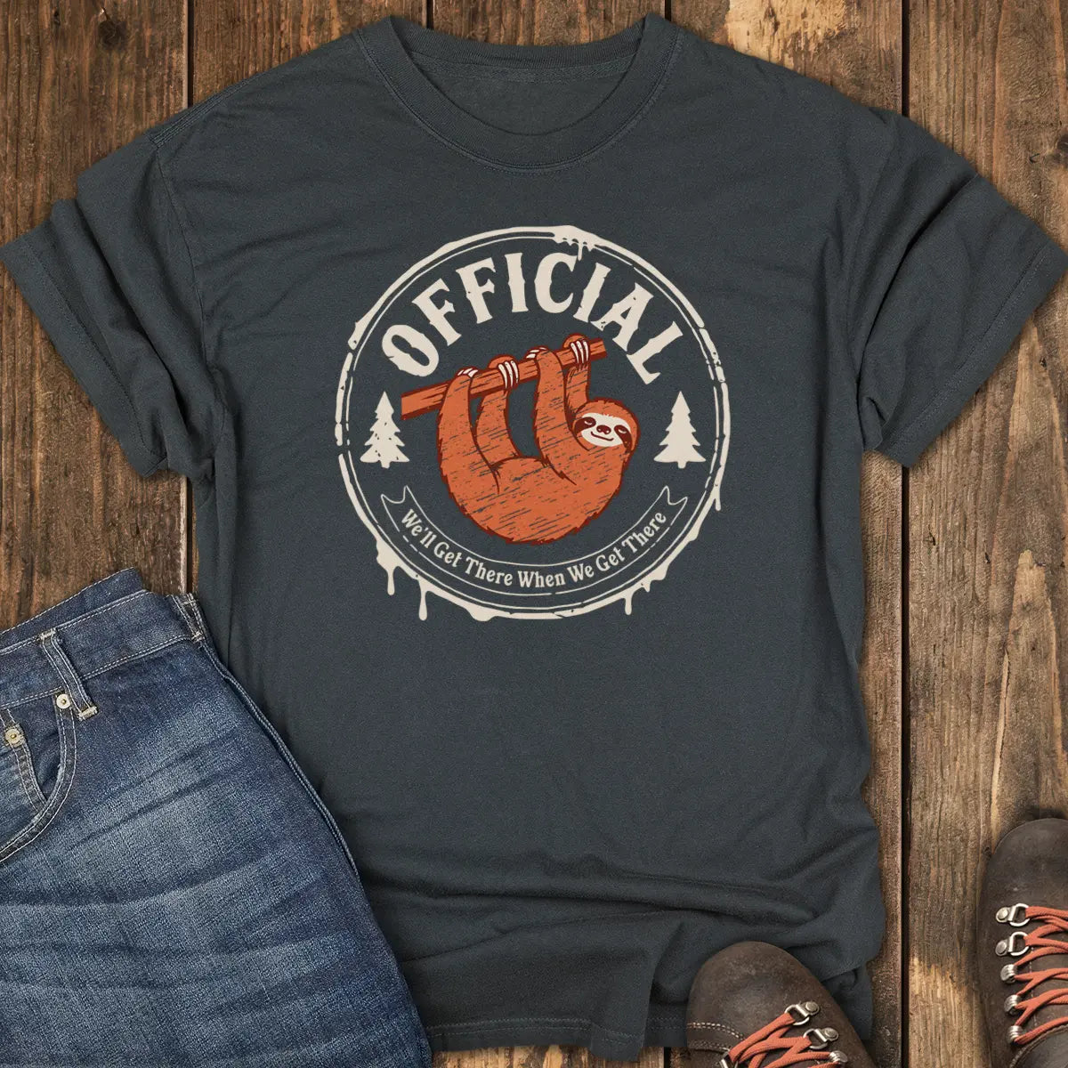 Certified Slow Trail Society Tee - Black