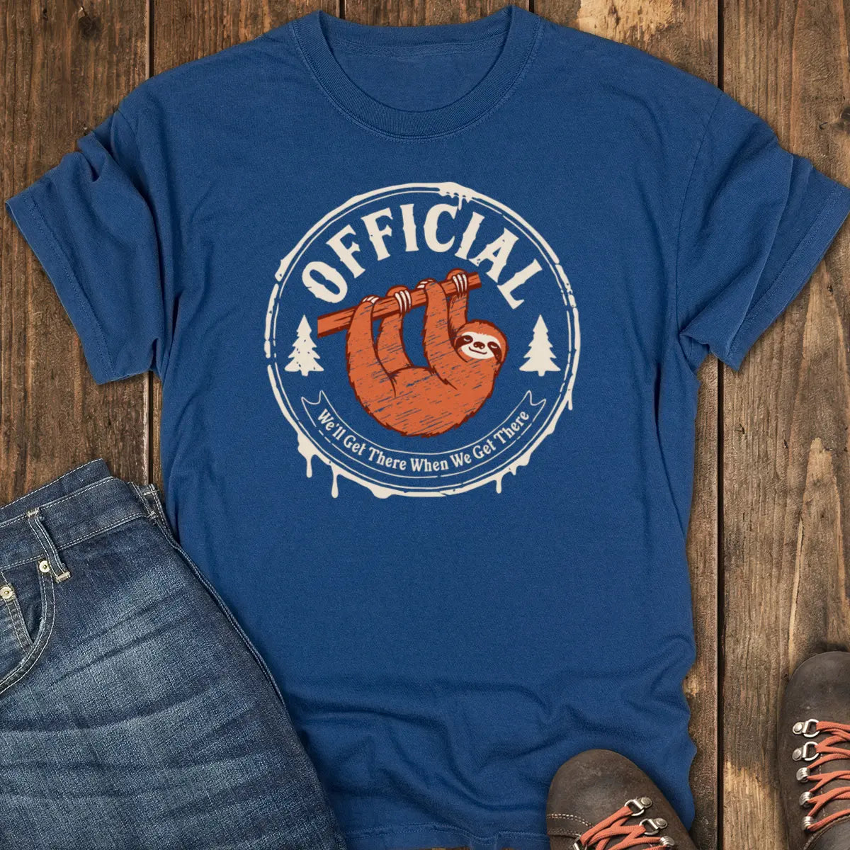 Certified Slow Trail Society Tee - Navy