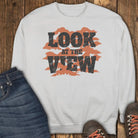 Cloudy Day View Sweatshirt - White