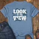 Cloudy Day View Tee - Blue Jean