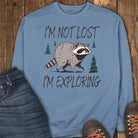 Confidently Exploring Sweatshirt - Blue Jean