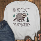 Confidently Exploring Sweatshirt - White