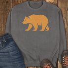 Crimson Bear Sweatshirt - Pepper