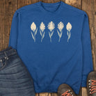 Crimson Bloom Sweatshirt - True Navy