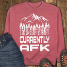 Currently AFK Sweatshirt - Crimson