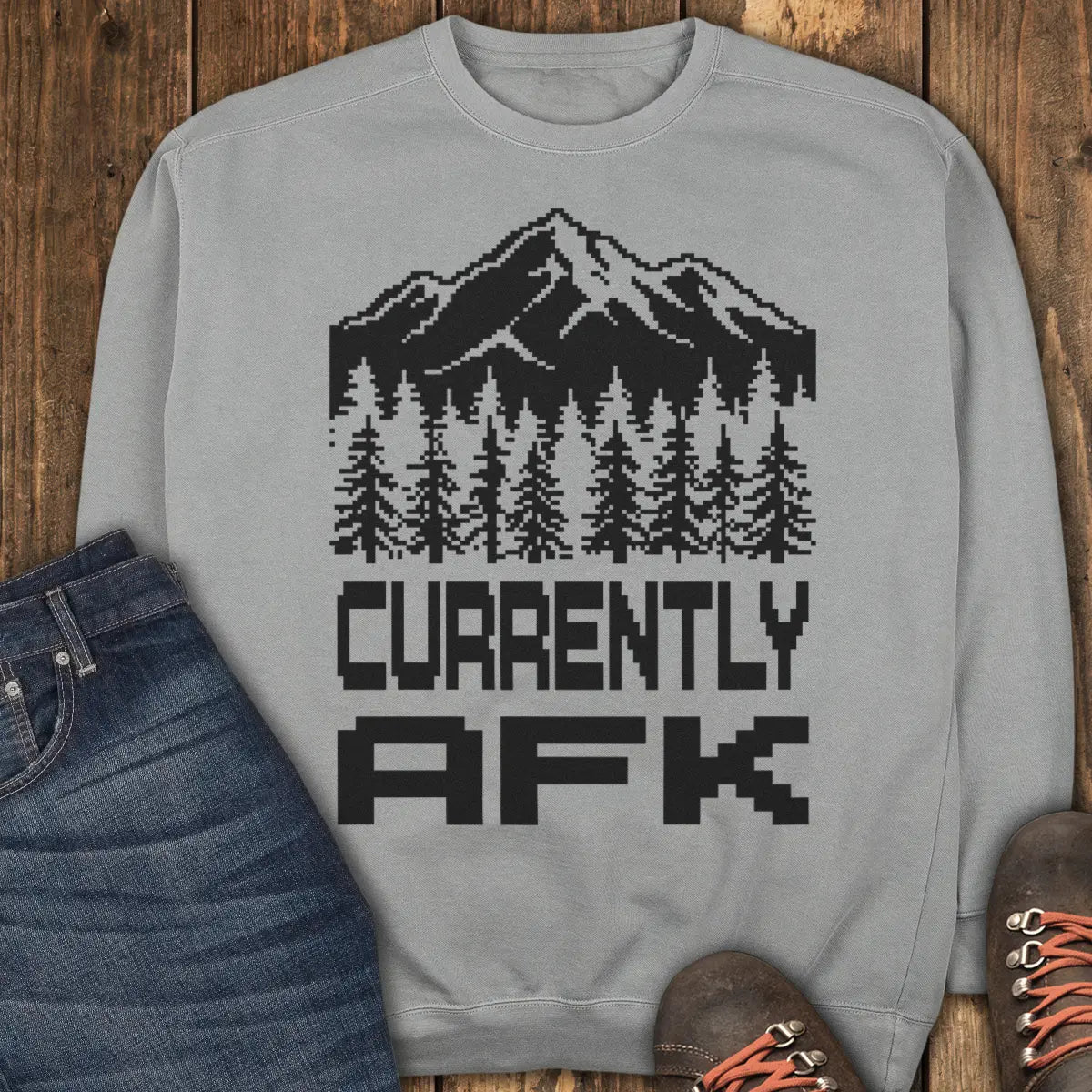 Currently AFK Sweatshirt - Grey