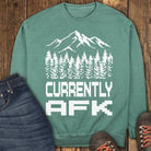 Currently AFK Sweatshirt - Light Green