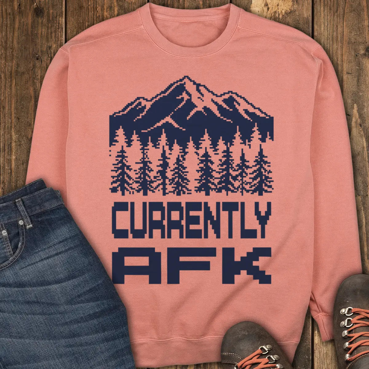 Currently AFK Sweatshirt - Terracotta