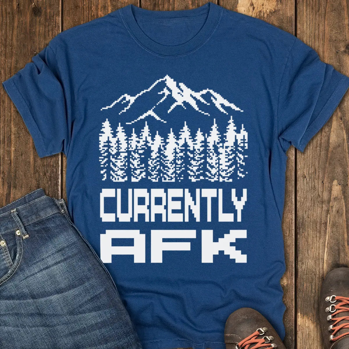 Currently AFK Tee - Navy