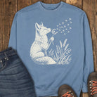 Dandelion Wish Sweatshirt - Blue Jean