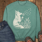 Dandelion Wish Sweatshirt - Light Green