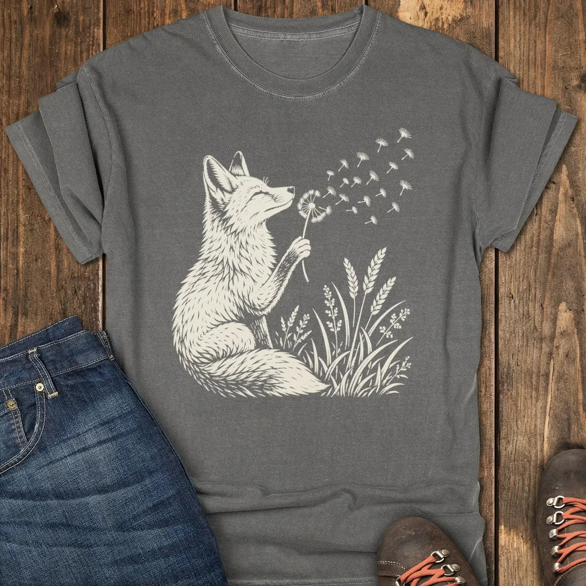 Dandelion Wish Tee - Pepper