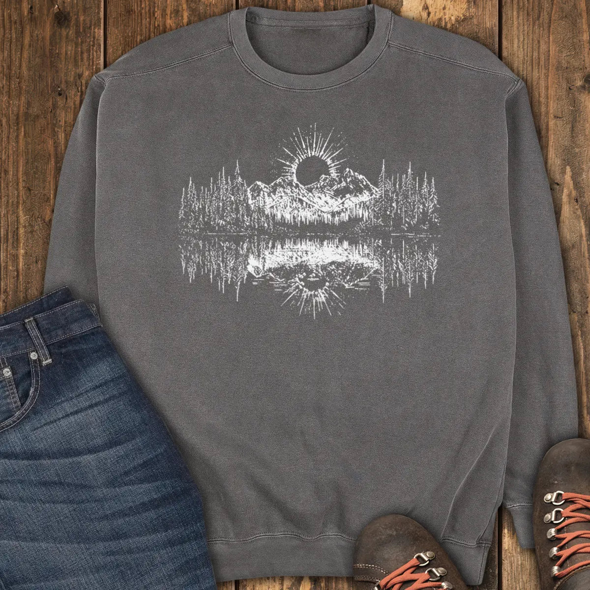 Dark Sun Trail Sweatshirt - Pepper