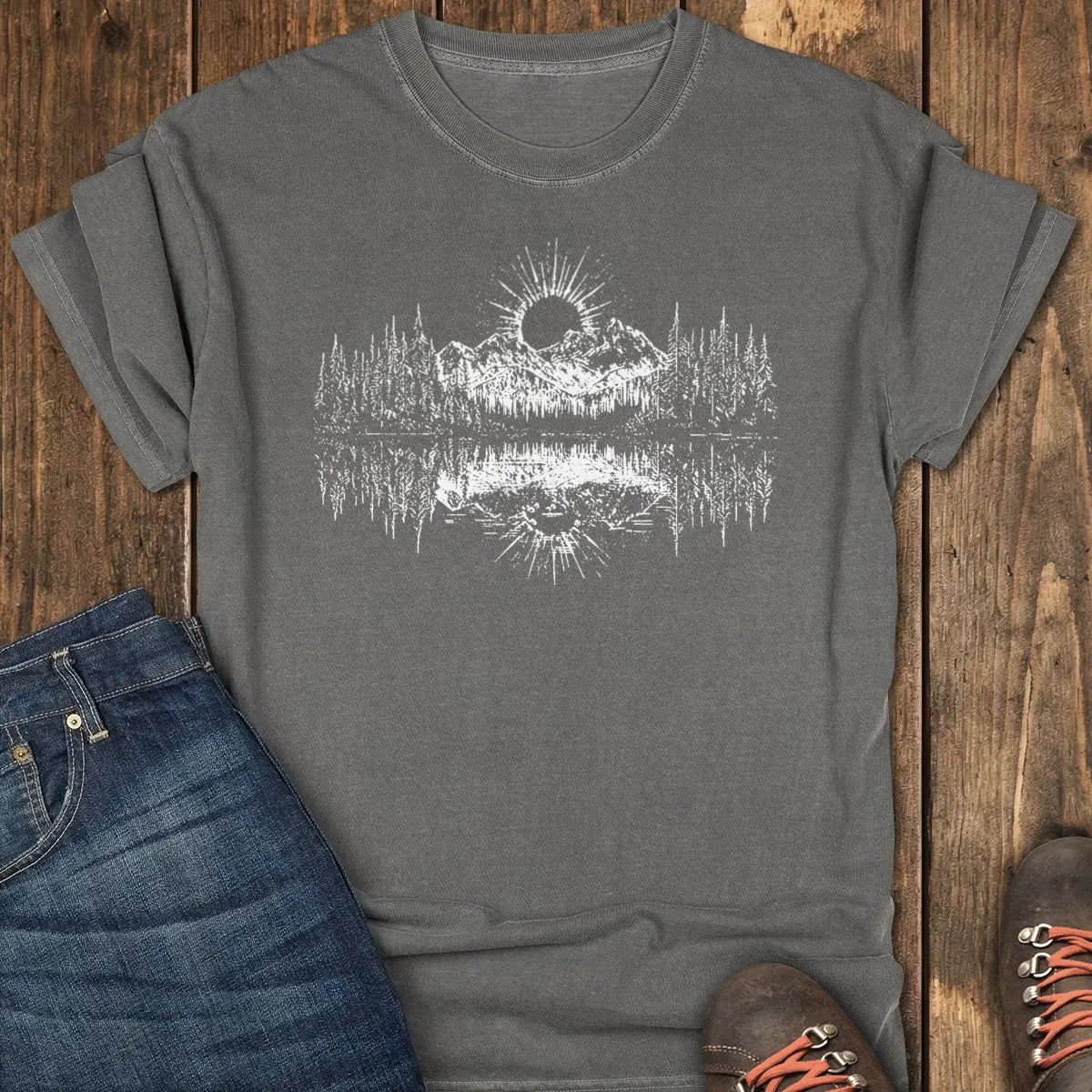 Dark Sun Trail Tee - Pepper