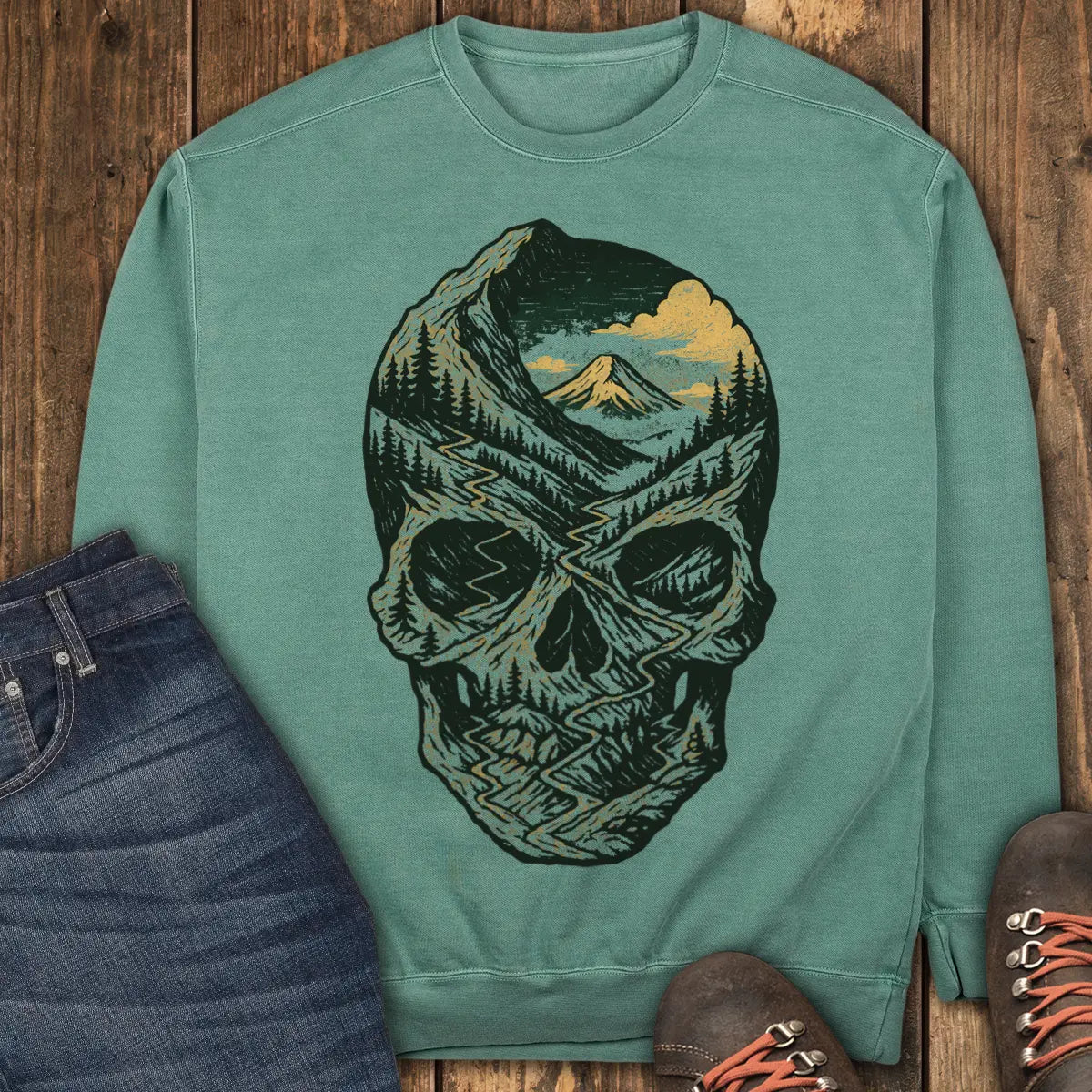 Death Valley Sweatshirt - Light Green