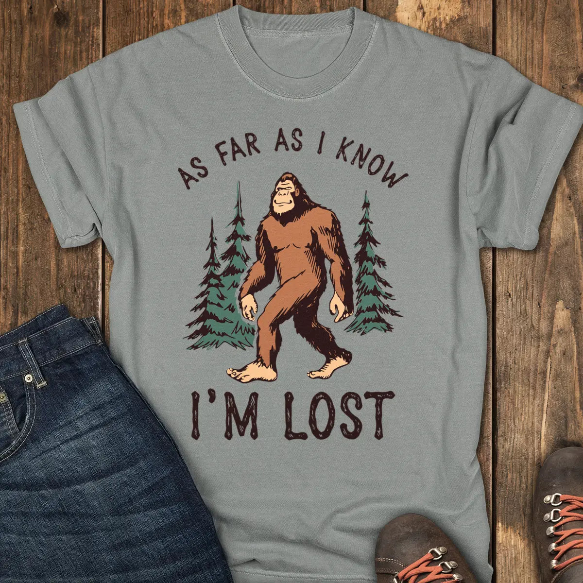Definitely Lost Tee - Grey