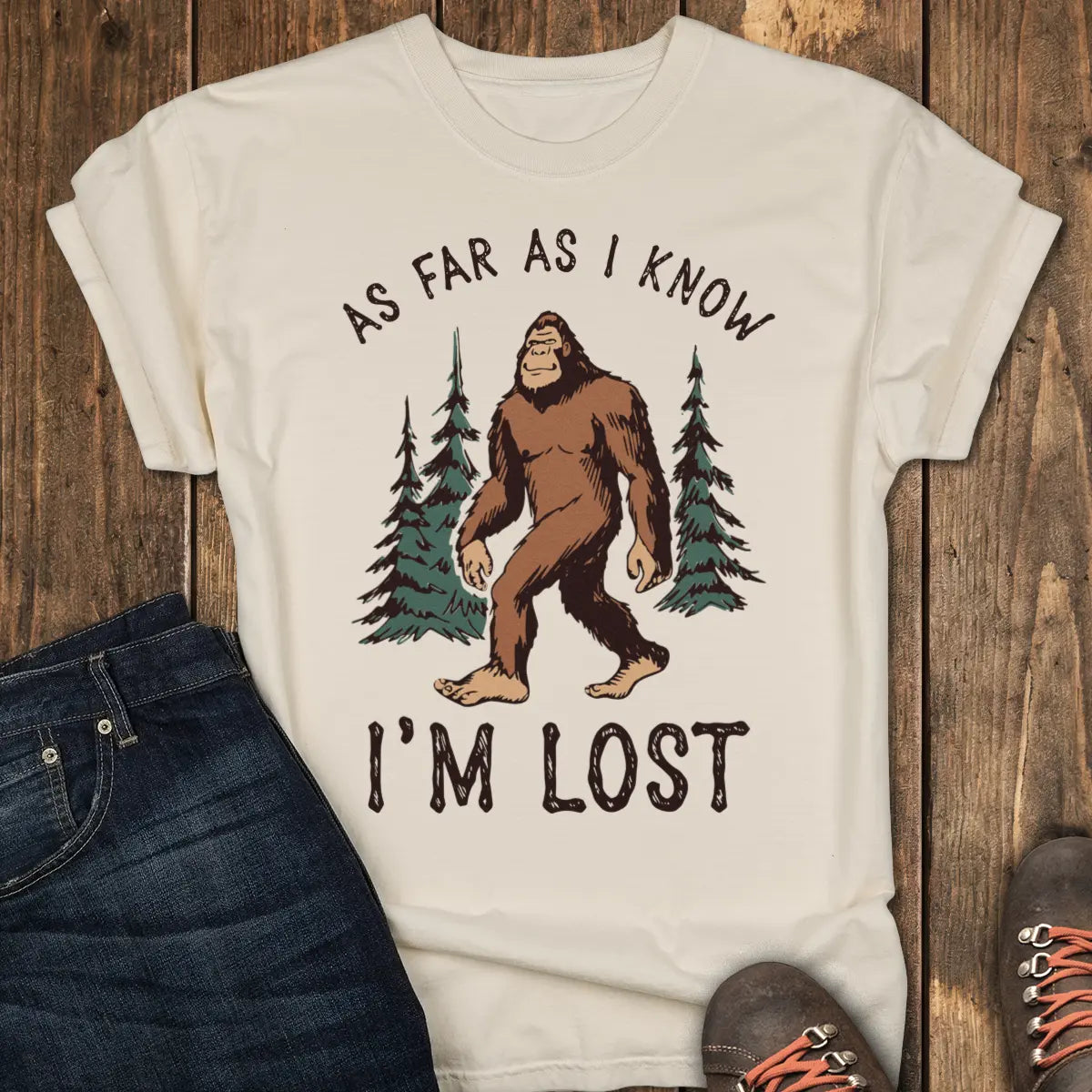 Definitely Lost Tee - Ivory