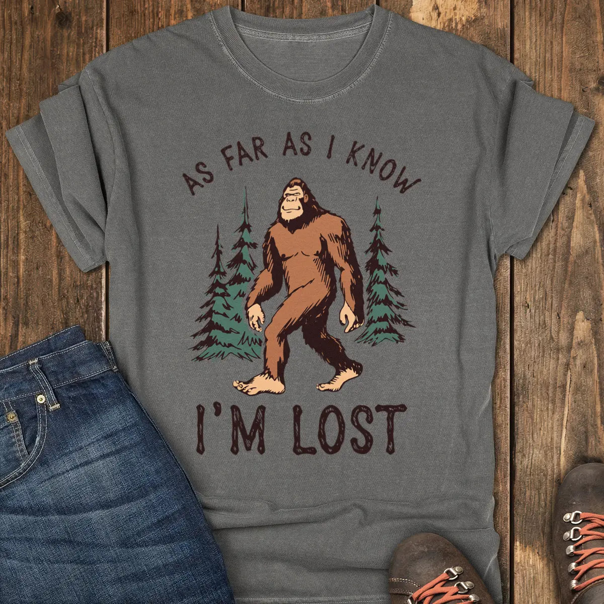 Definitely Lost Tee - Pepper