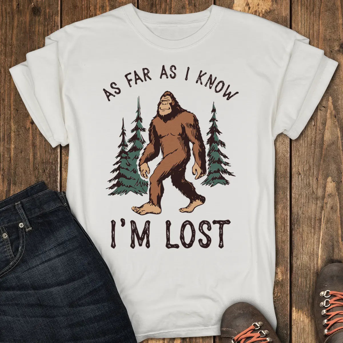 Definitely Lost Tee - White