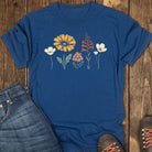 Desert Bloom Tee - Navy